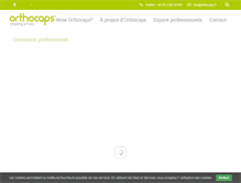 Tablet Screenshot of orthocaps.fr